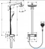 Hansgrohe Komplet prysznicowy Raindance Select E 300 2jet DN15 chrom 27126000